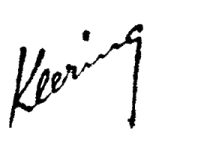 Unterschrift Hans Klering