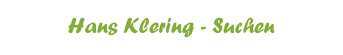 Hans Klering - Websuche